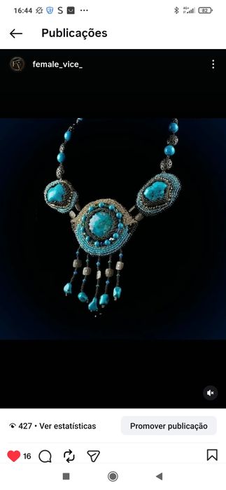 Jóias de autor da artista Ucraniana Sannikova