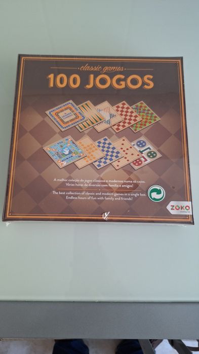 Jogos - caixa com 100 jogos