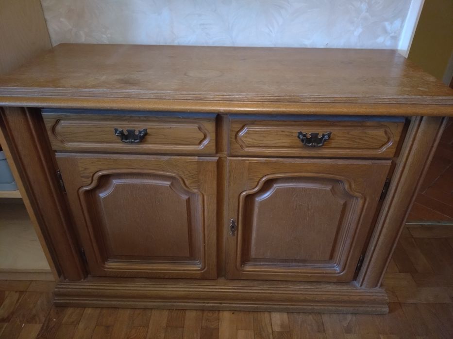 Komoda rustykalna 121x82x46cm retro prl