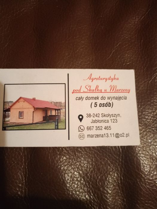 Agroturystyka cały domek do wynajęcia