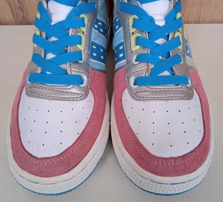 Нові замшеві кросівки, утеплені кеди, жіночі хайтопи, осінь зима, р 38