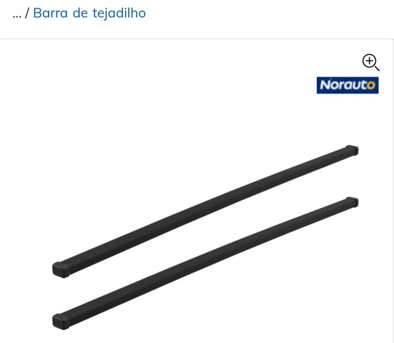 Barras de tejadilho Norauto para veículo sem pontos de fixação