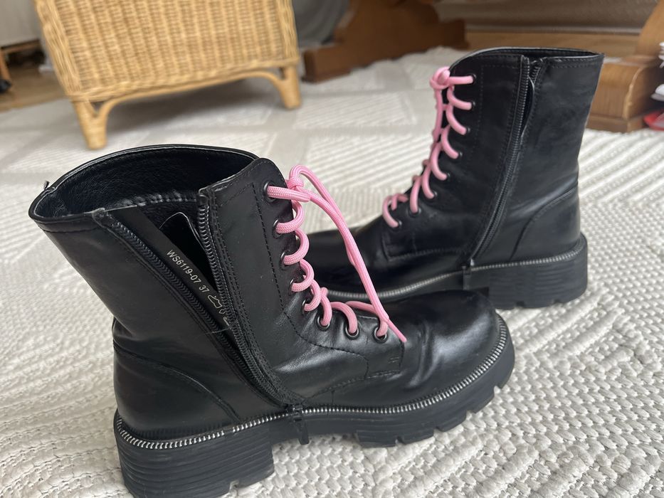 Buty trapery r. 37 jak nowe