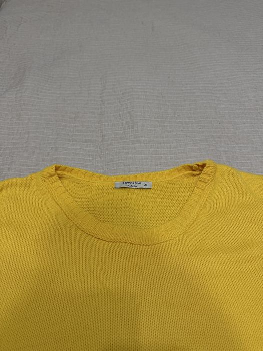 В'язана кофтинка LC Waikiki жовта, розмір XL
