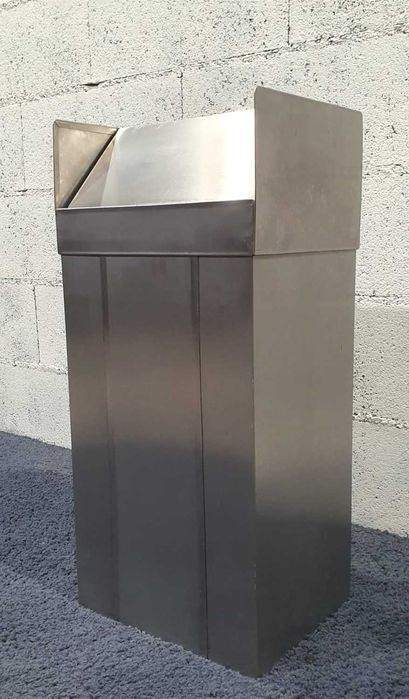 Contentor / Caixote / Papeleira de lixo em inox