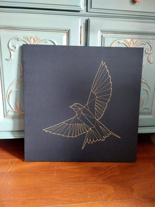 Quadro bordado Ikea