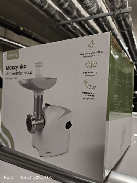 Huslog maszynka do mięsa nowa fabrycznie zapakowane