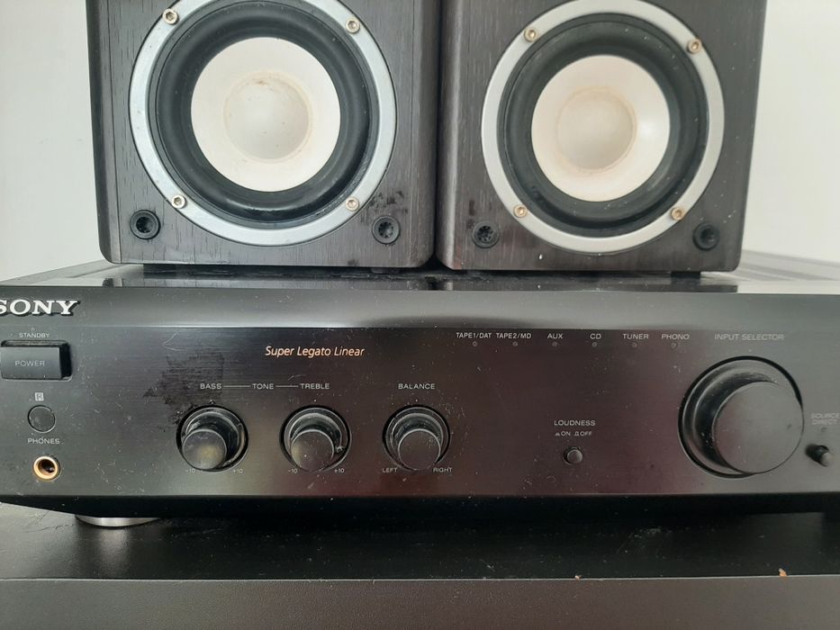 Zestaw audio sony/tonsil/rava