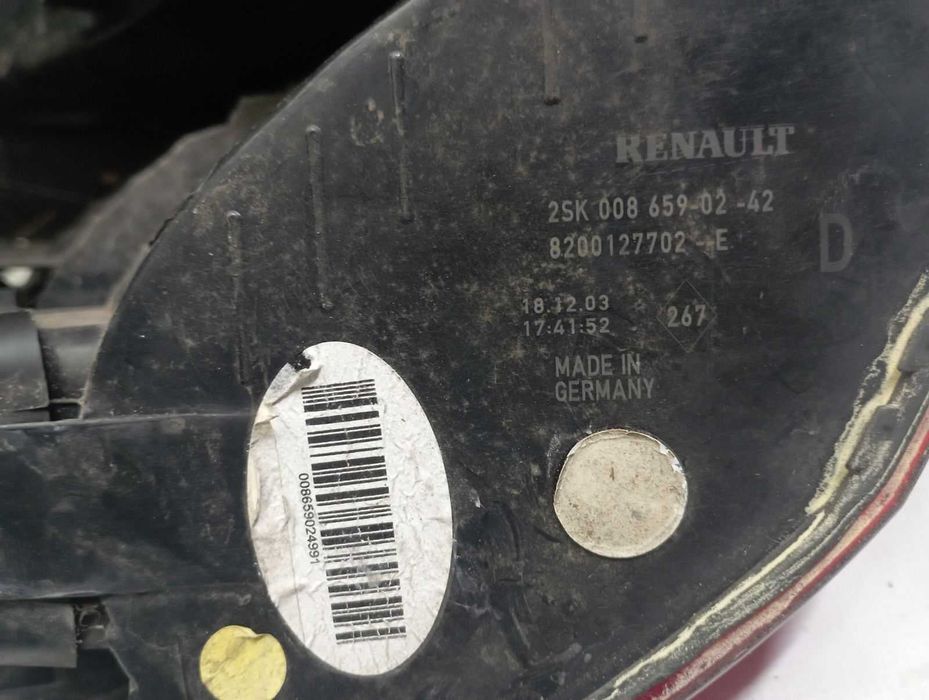 Фонарь задний правый/левый стоп RENAULT SCENIC 2 (2003-2009)