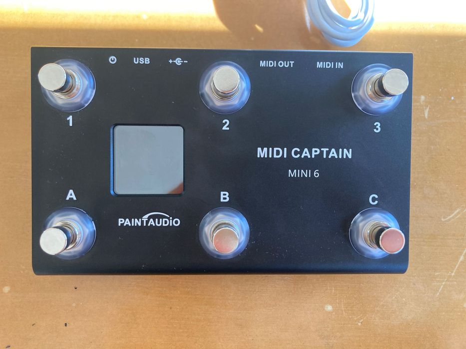 Paint Audio MIDI Captain MINI 6 Pedal MIDI Controlador