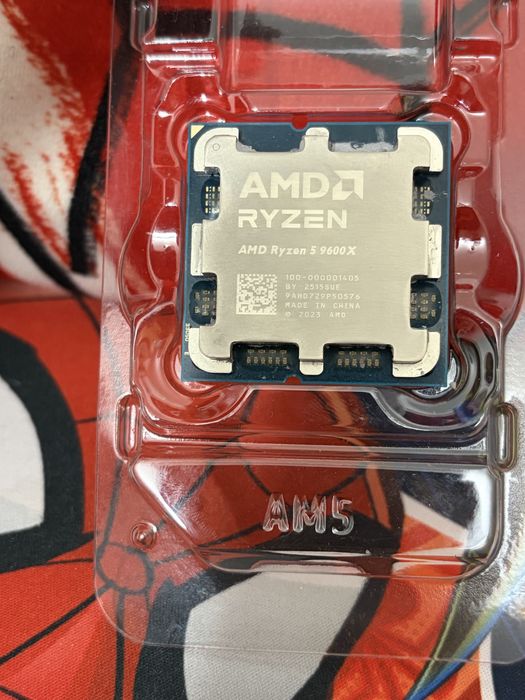 Процесор AMD Ryzen 5 9600X BOX (6 ядер, 12 потоків, AM5)