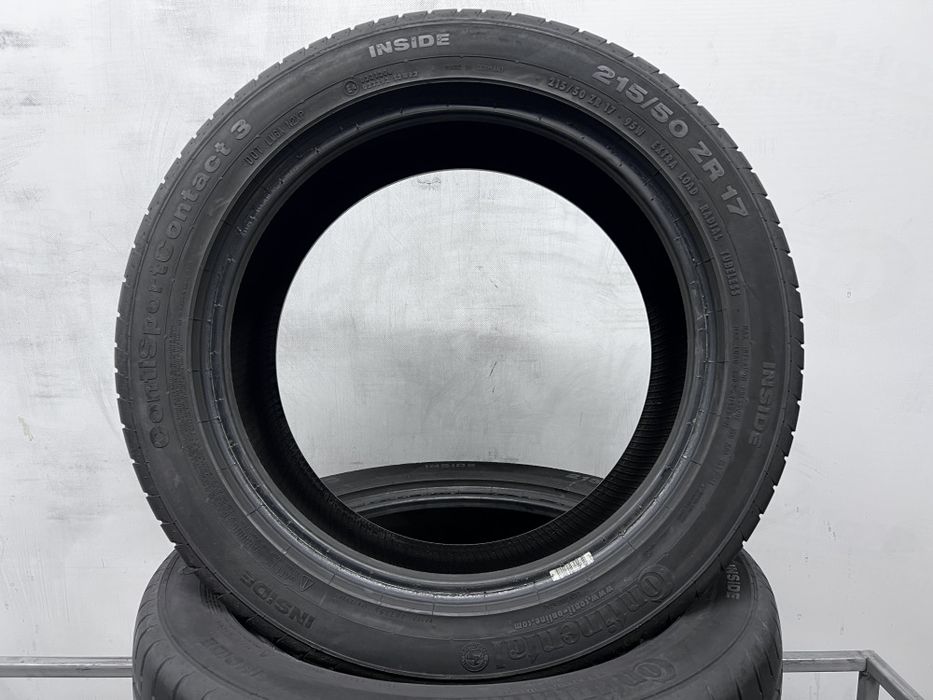 4шт літо 215/50/R17 Continental ContiSportContact 3