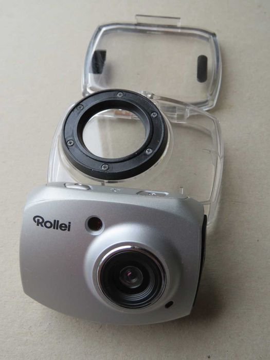 Maquina foto Rollei Racy Full HD 1920_1080,comando;caixa estanque