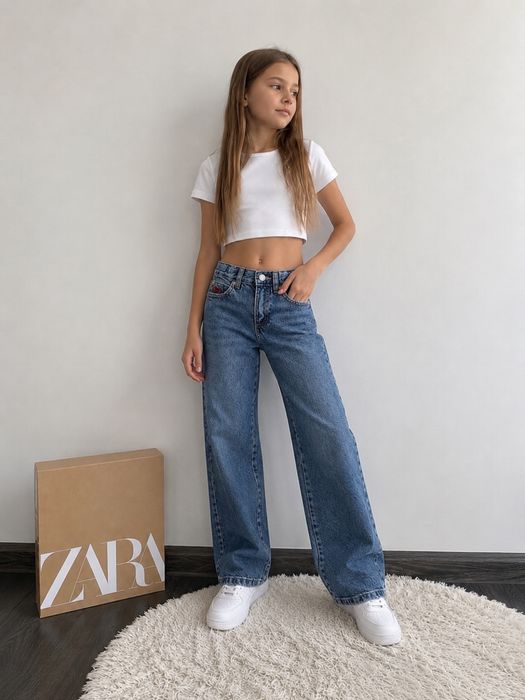 Джинси hello kitty sraight Zara 140cm