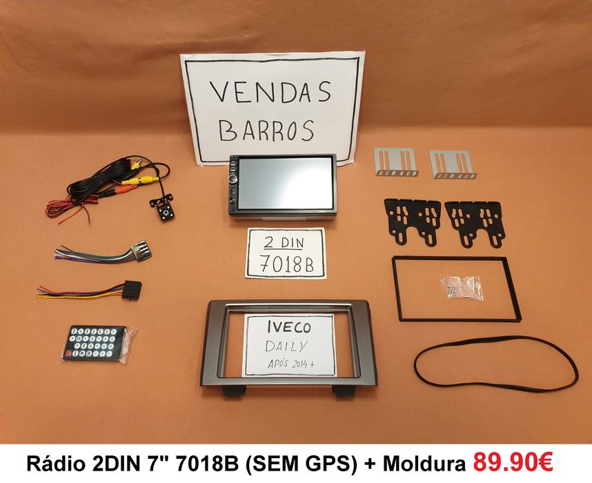 (NOVO) Rádio 2DIN IVECO Daily (Desde 2006 ate 2020) • Android [4+64GB]