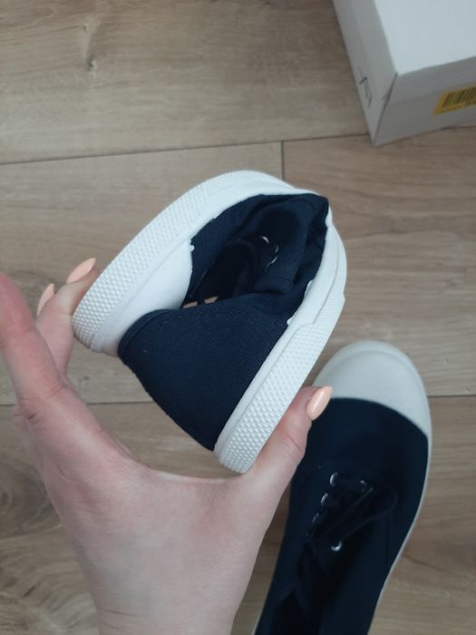 Sneakersy 38 Anna Field nowe dark blue trampki granatowe