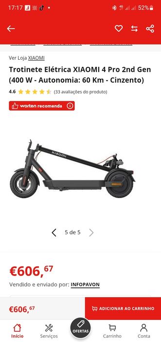 Trotinete eletrica xiaomi