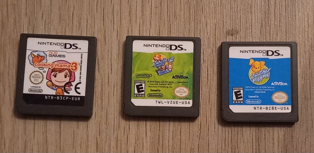 Jogos e carregador Nintendo DS a partir dos 3€