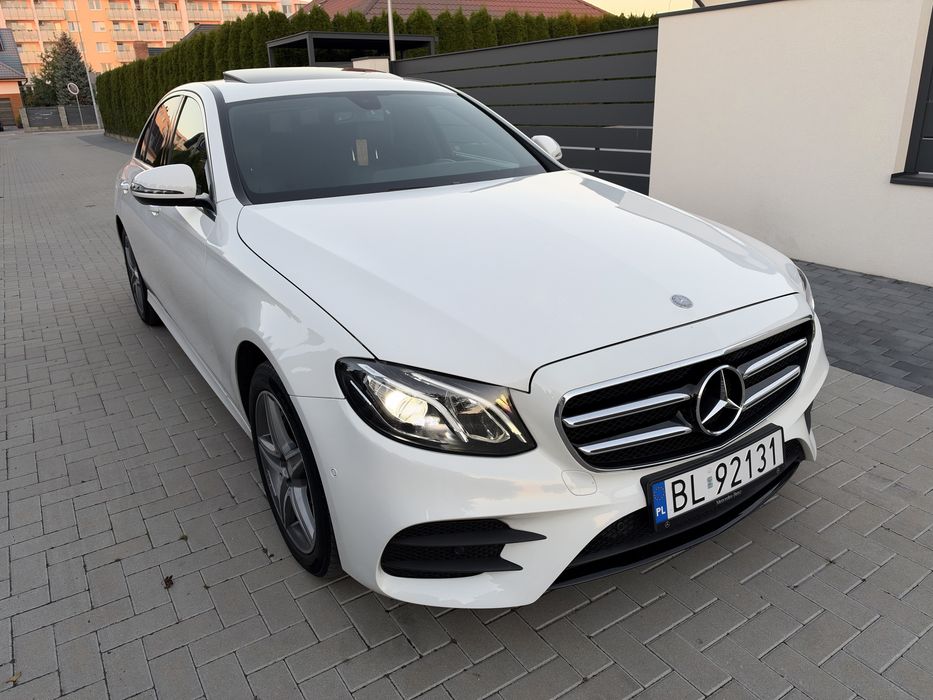 Mercedes-Benz W213 AMG Pakiet E300 245 km 4Matic 2017 rok Zamiana