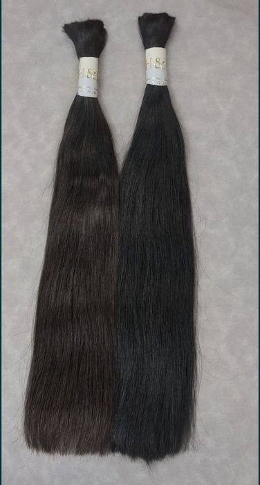 Омбре, натуральные волосы, срезы.  Горячее/холодное наращивание