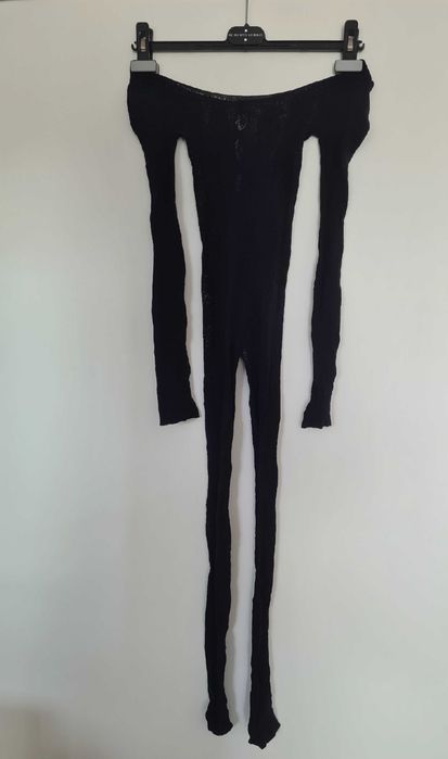 Body Collants renda preto Calzedonia tam. M-L sexy Novo Corpo inteiro