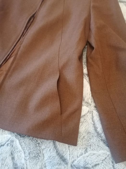 Casaco / blazer castanho tam. 40