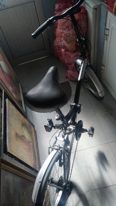 Bicicleta Dobrável roda 20 alumínio como nova toda afinada para adulto