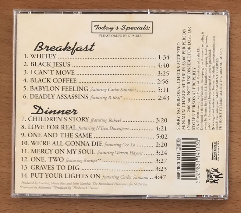 CD Everlast Eat At Whitey’s