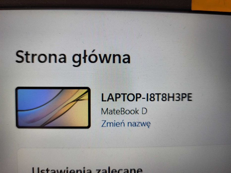 Laptop Huawei MateBook D