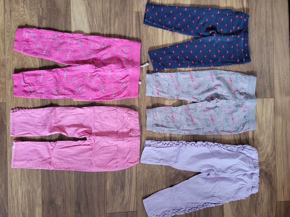 Spodnie, zestaw (rozmiar 86/92) 5 szt.