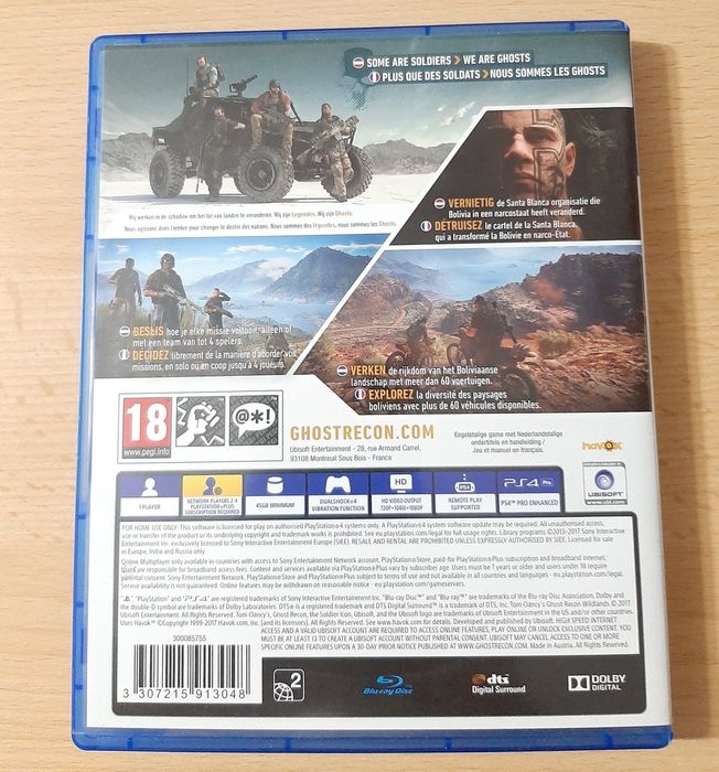 Ghost Recon Wildlands PS4 em Excelente Estado