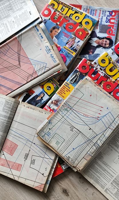 Burda czasopismo z wykrojami rok 1998 - 12 sztuk