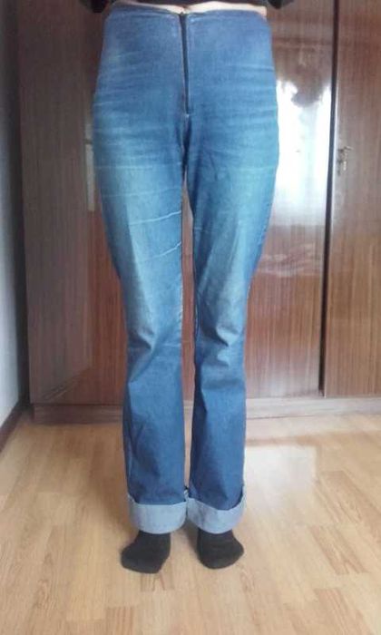dżinsy niebieskie 38 dzwony