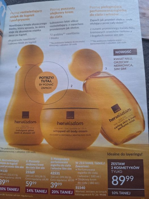 Nowości firmy Avon kosmetyki zestawy