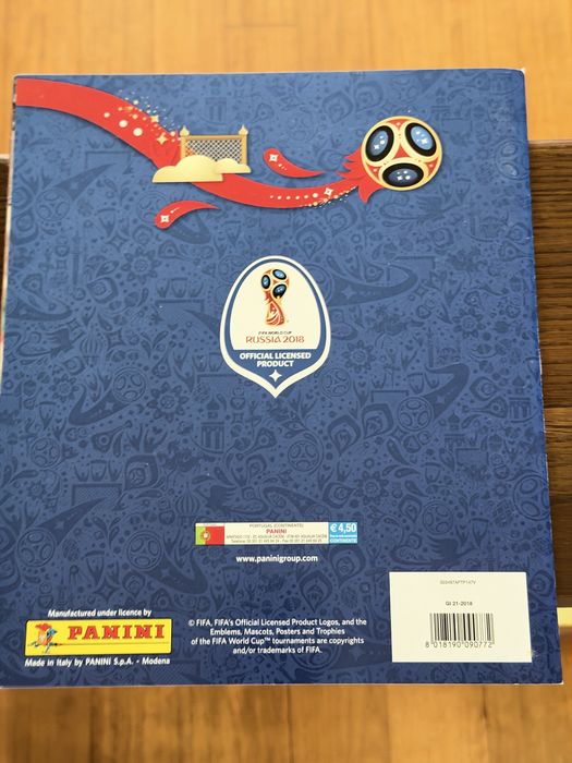 Caderneta Completa Panini Mundial 2018