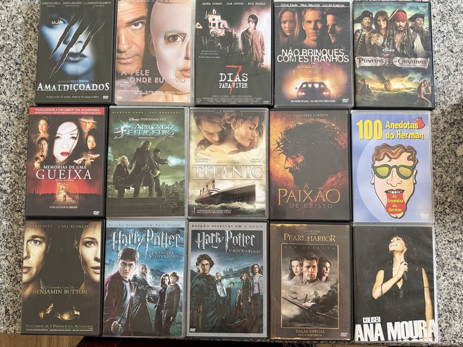 58 DVDs filmes originais e karaoke