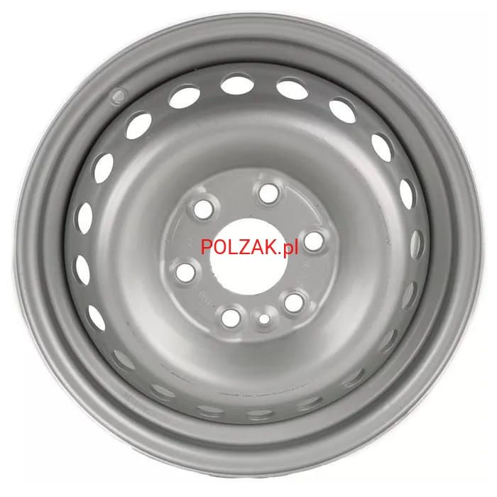 Felga Stalowa 16 Cali 6X125 6,5J Et62 Szara Iveco Daily 2014- Ft92907