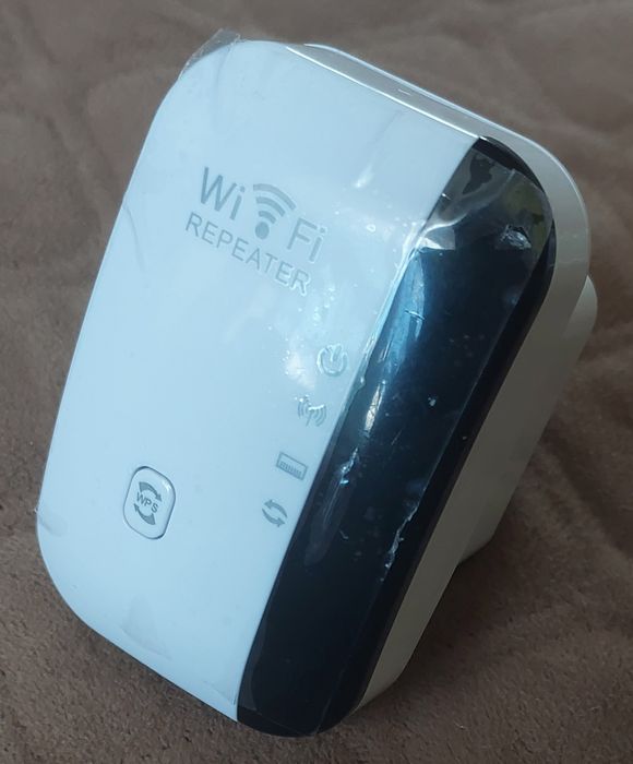 Бездротовий репітер підсилювач сигналу Wi-Fi WPS 300 Мбіт/с 2.4G White