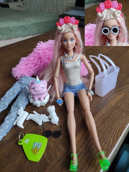 Шарнирная кукла Барби mattel, лялька Барбі Barbie Екстра