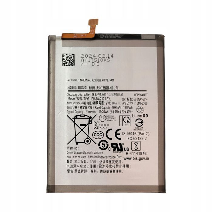 Bateria Eb-Ba217Aby Do Samsung A21S A217 A12 A13 A02 A04S M12 A125