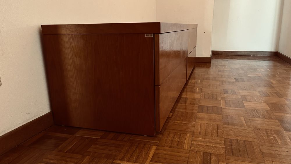 Movel TV 180 x 52 x 46,5 em madeira carvalho Urban Line