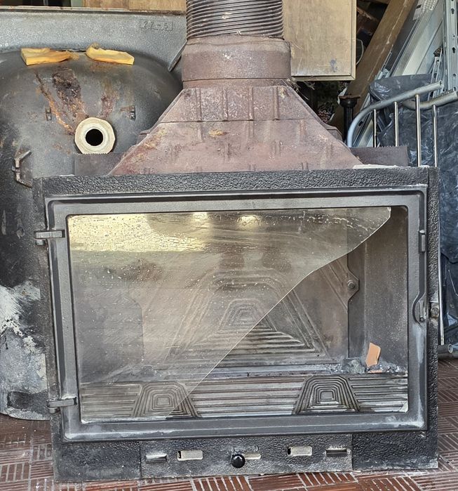 Recuperador/lareira ferro fundido 150€