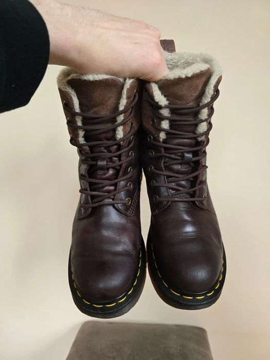 Buty Dr. Martens rozm. 40 skórzane glany ocieplane y2k retro vintage