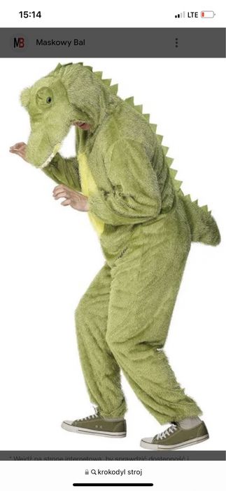 Strój krokodyl xl