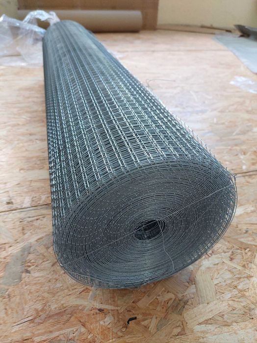 Siatka Zgrzewana Hodowlana oko 13mm drut 0,8mm Ocynk OGNIOWY rolka 25m