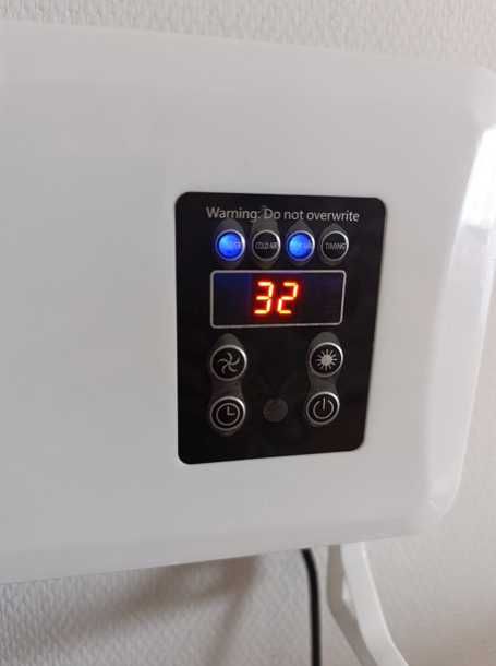 обогреватель настенный + сушилка тепловентилятор с пультом  дуйка конд