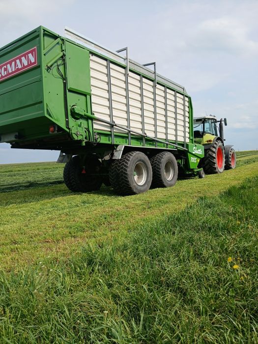 Przyczepa samozbierajaca bergmann shuttle 700s