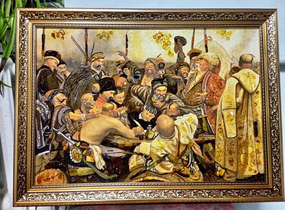 Подарункові картини з бурштину