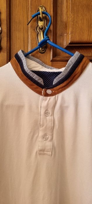 Polo de manga curta branco