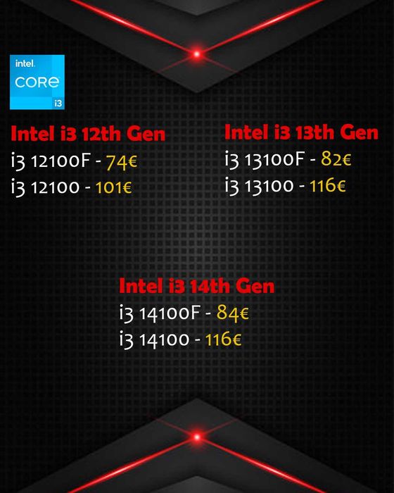 Processadores Intel/AMD - 29-Outubro (Novos por encomenda)